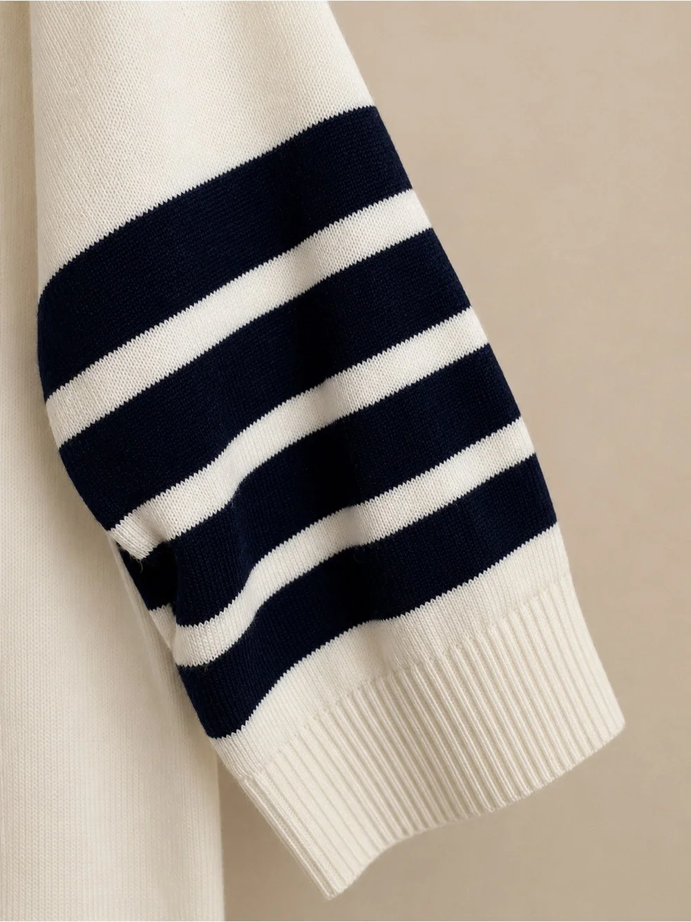 Thom Browne Flower Icon Intarsia Cotton Knit Preppy Polo White Navy 4 Bar Top XS - Picture 5 of 9